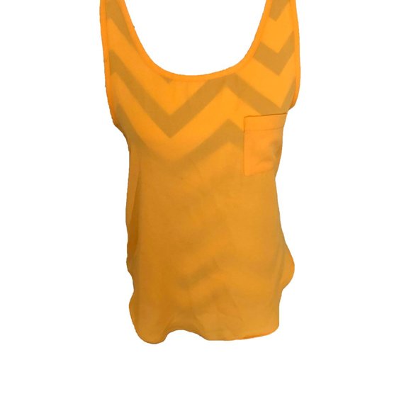 Copper Key Orange Tank Top with Navy Bows - Picture 2 of 5